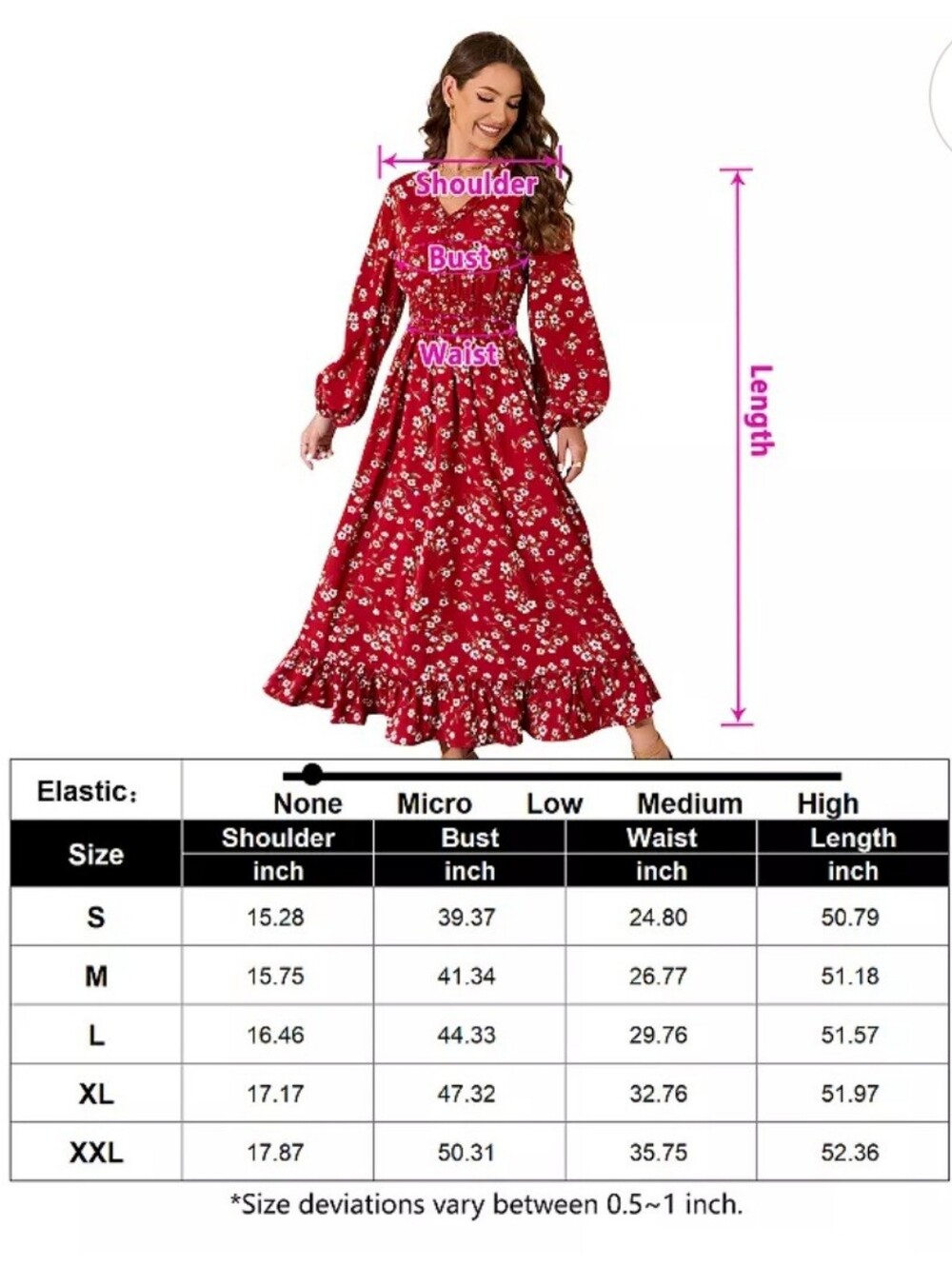 Floral Maxi Dress - Picture 3 of 4